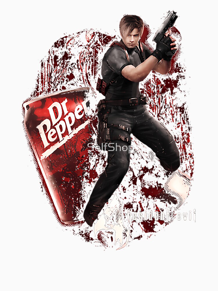 The Resident Evil Leon Dr. Pepper Collaboration Gamer Unisex Streetwear Menswear Womenswear For Fans by SelfShop