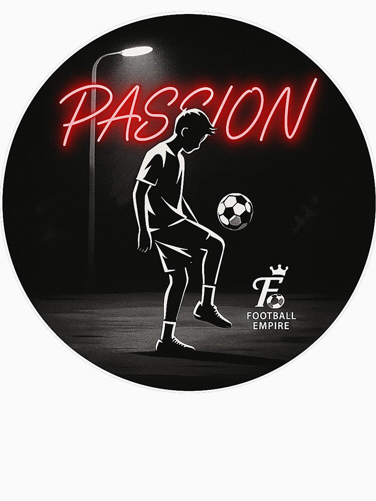 Passion for Football – Neon Street Art Design | Urban Soccer Style Football Empire by Football Empire