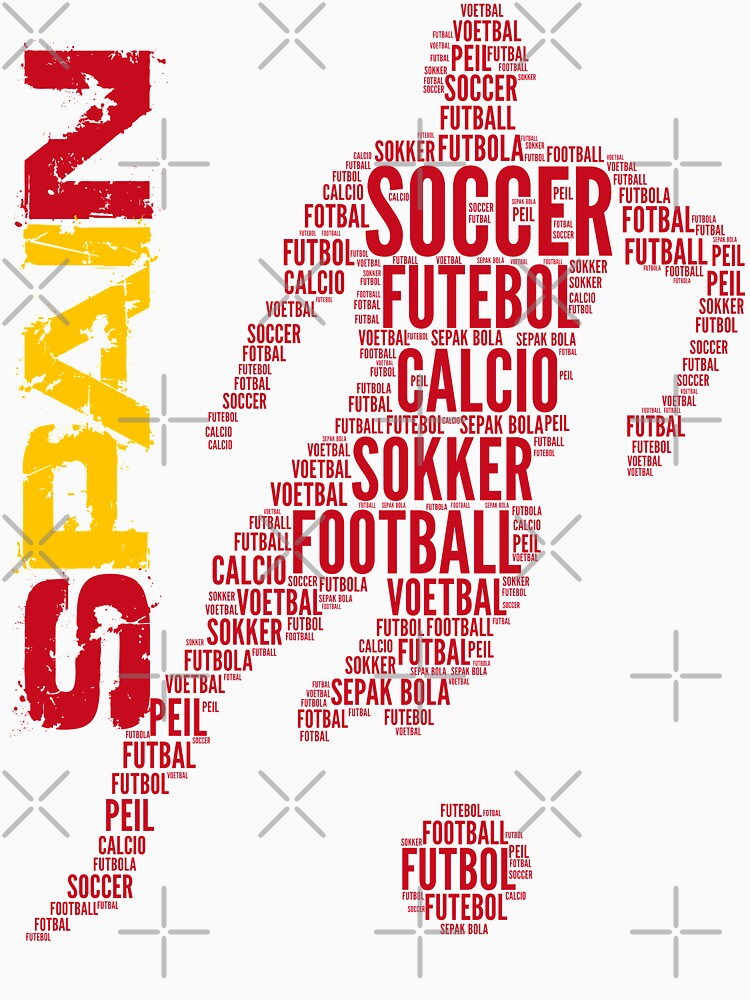 Spain Football Typography by goodspy