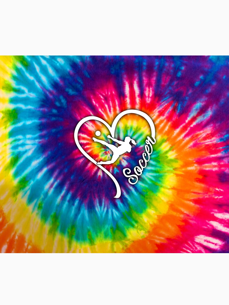 Soccer Tie Dye Heart by LucianaShop