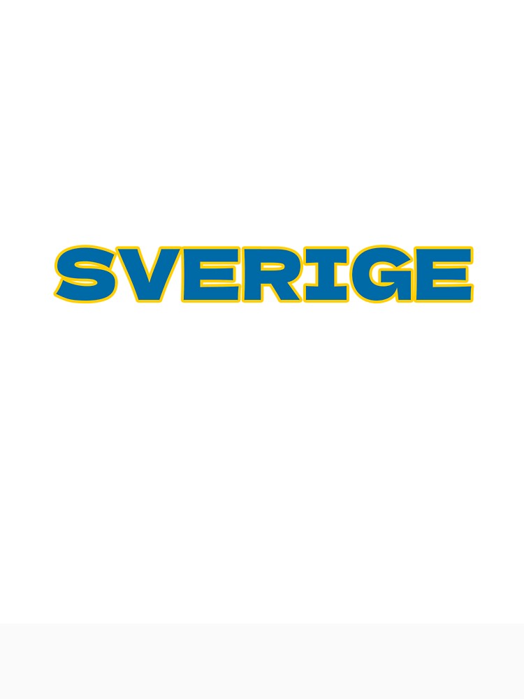 SVERIGE Shirt – Sweden Soccer Fan Tee | Uncle Jichuan by Uncle-Jichuan