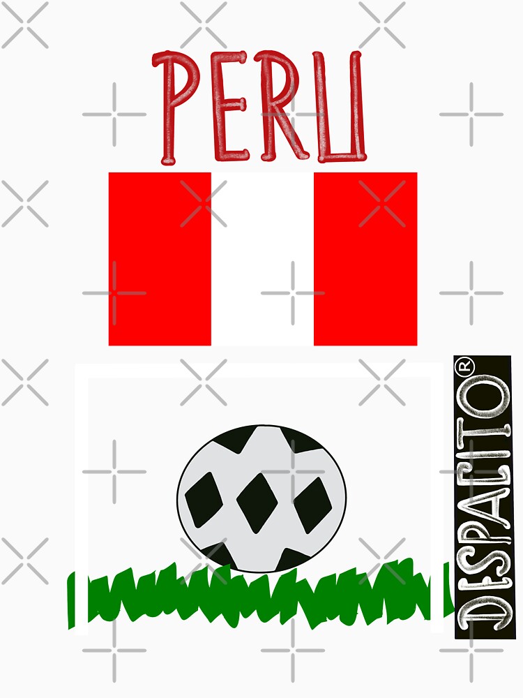 Despacito® Official Distressed Text Peru Flag Futbol Soccer Ball by lovemedespacito