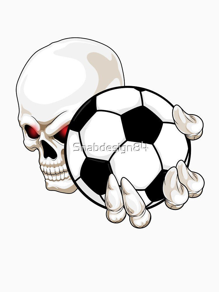 Skull Soccer player Soccer by Snabdesign84