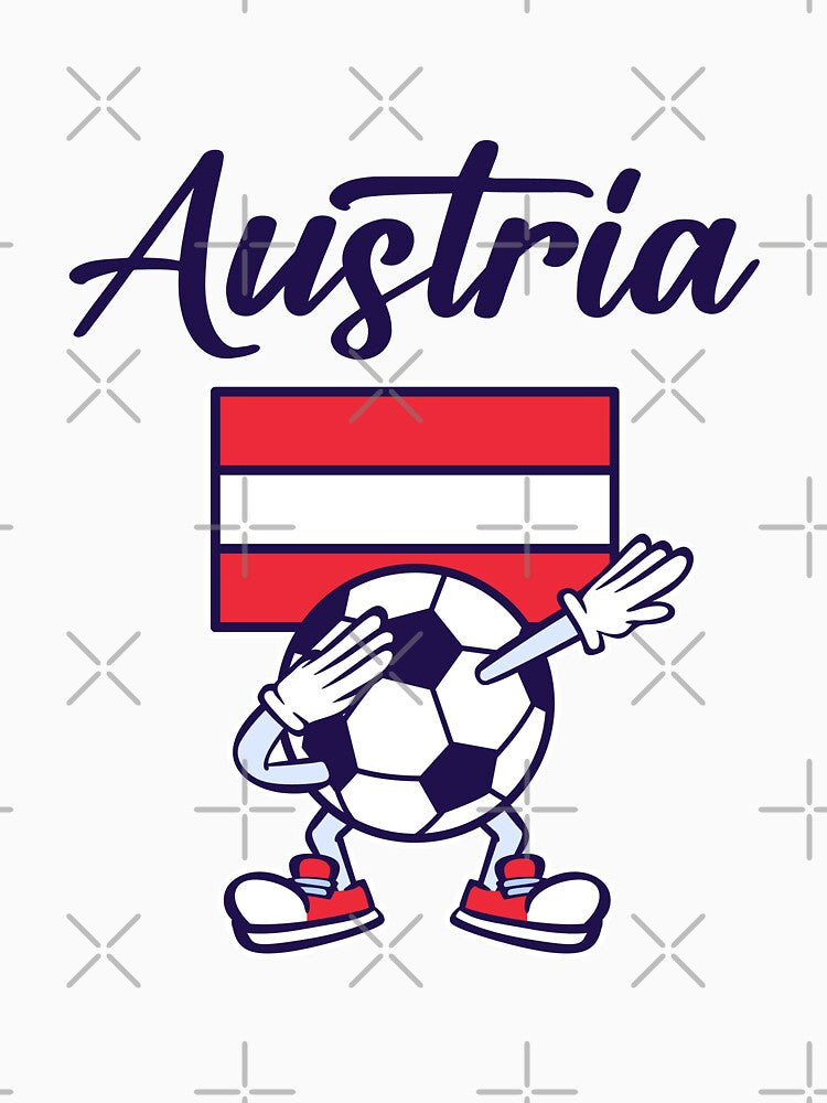 AUSTRIA Dabbing Football Soccer Ball - AUSTRIA by Darling DeDe