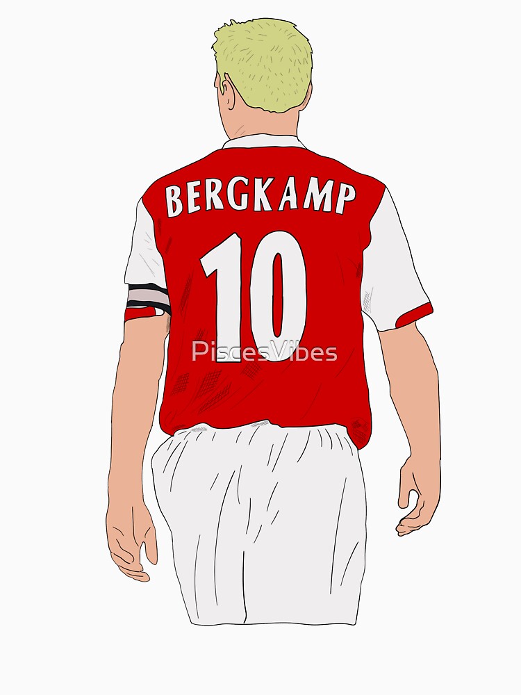 Dennis Bergkamp Arsenal Retro Footy by PiscesVibes