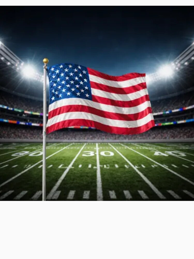USA Flag 3D Football Design – Supporters USA by artsdesignpro