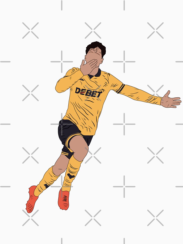 Ladislac Krejci Wolves Goal Celebration Minimalist by Hevding
