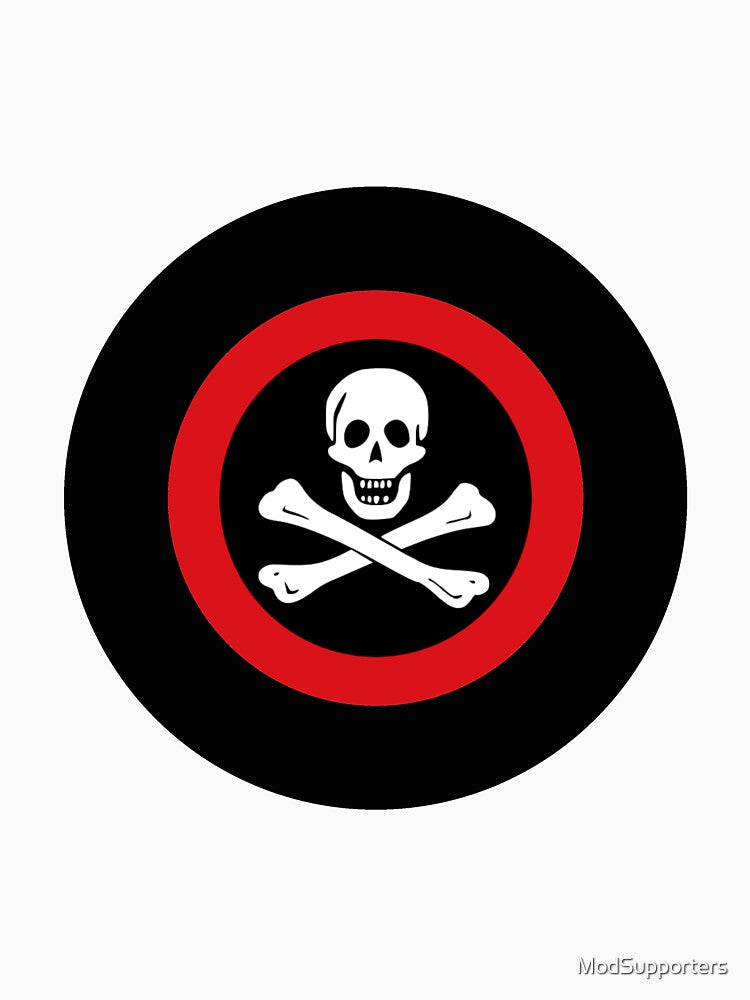 Pirate skull crossbones Retro Mod Roundel by ModSupporters