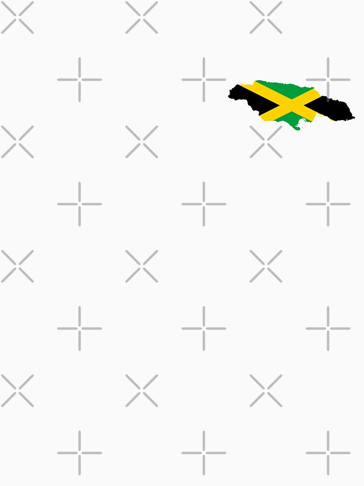 Flag Map of Jamaica by feether-store