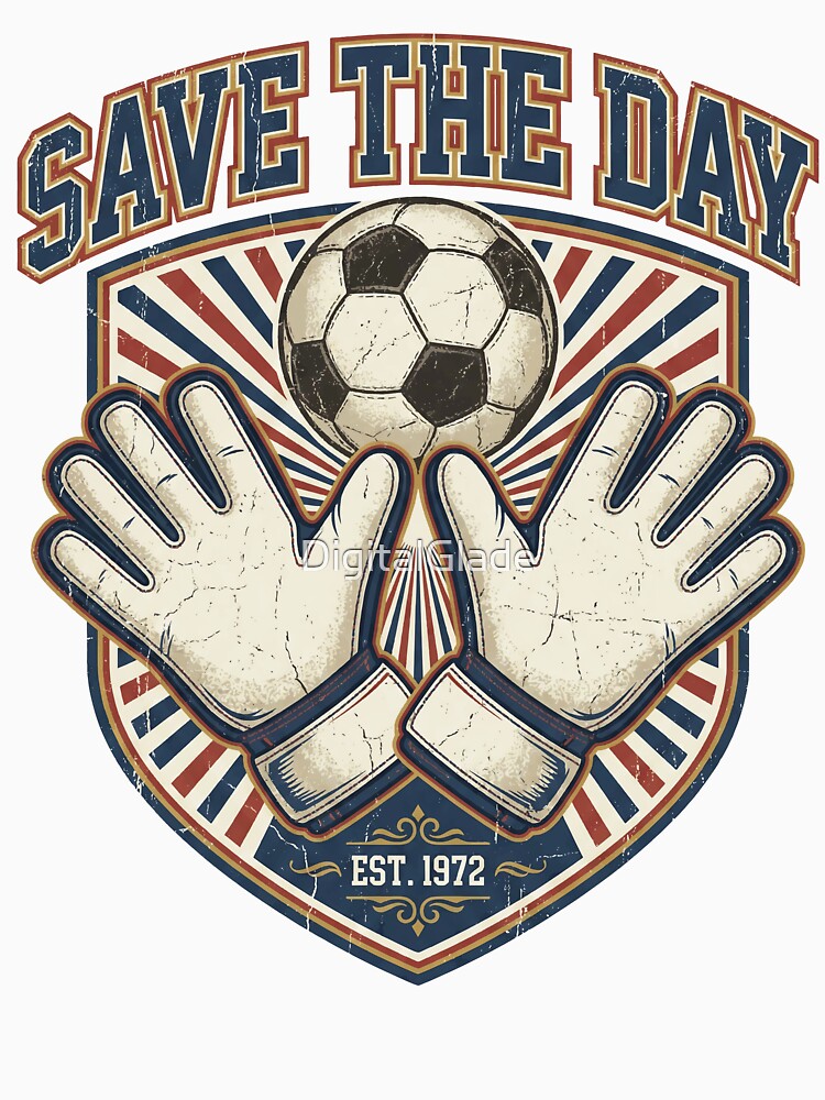 Save The Day - Vintage Goalkeeper Crest by DigitalGlade