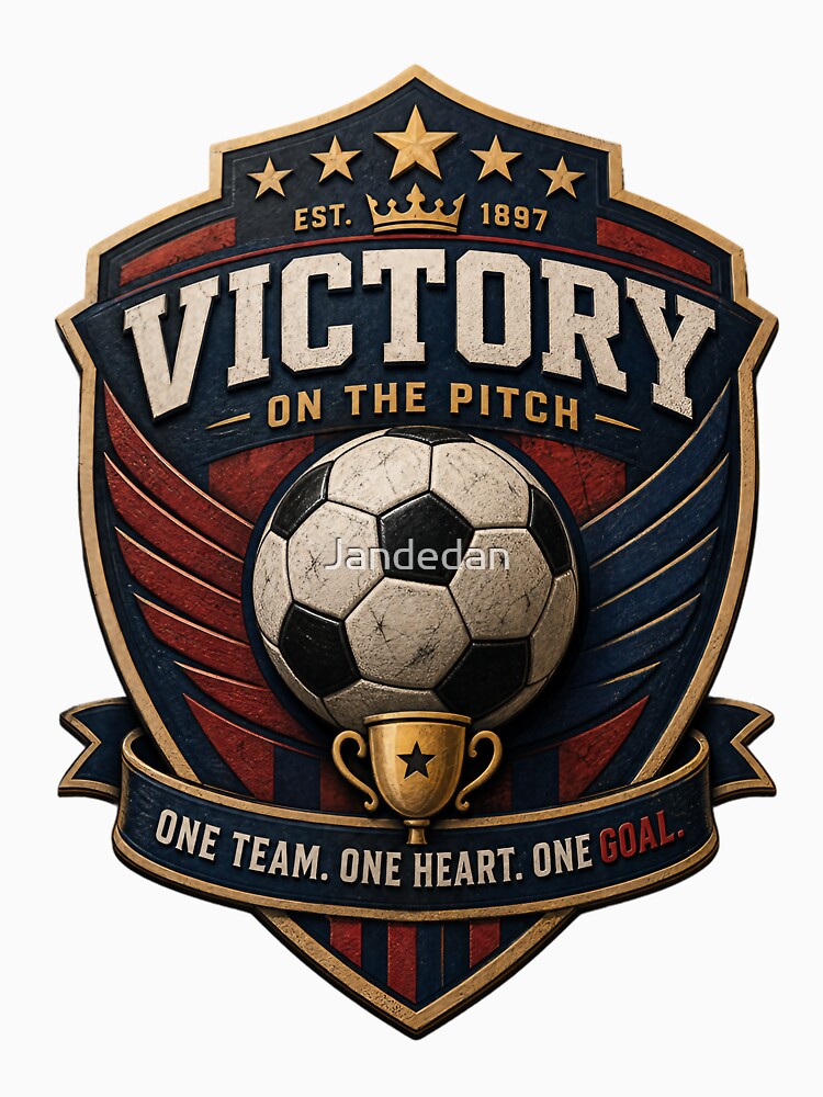 Iconic Match Spirit — Dynamic Soccer Vector Emblem Design by Jandedan