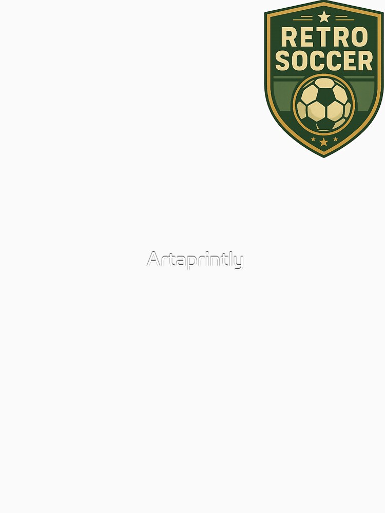 Retro Soccer Badge – Classic Football Club Emblem Design by Artaprintly