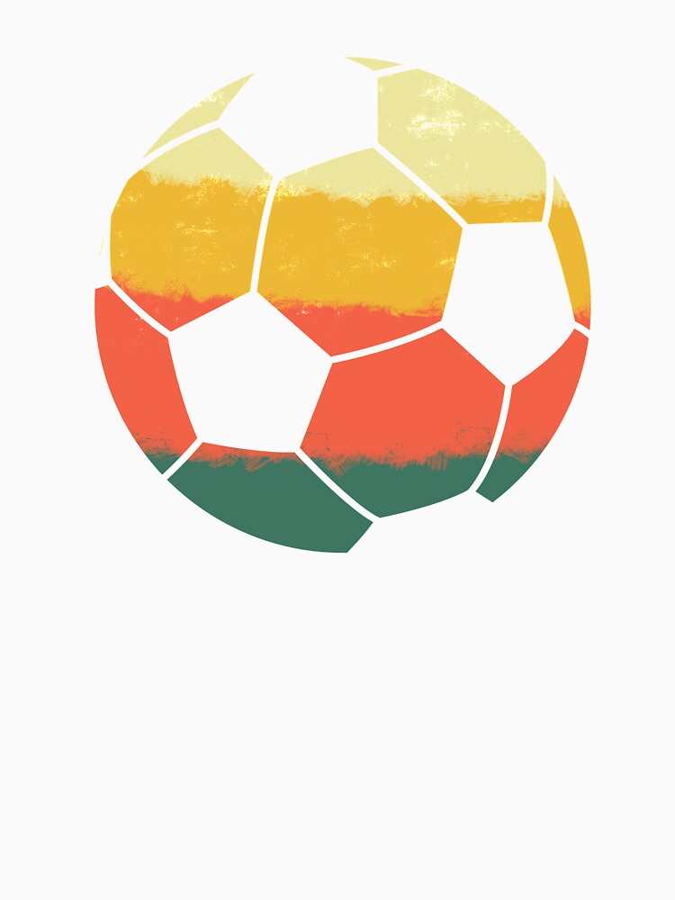 Retro American Soccer Ball Vintage Style print by NoveltyMerch