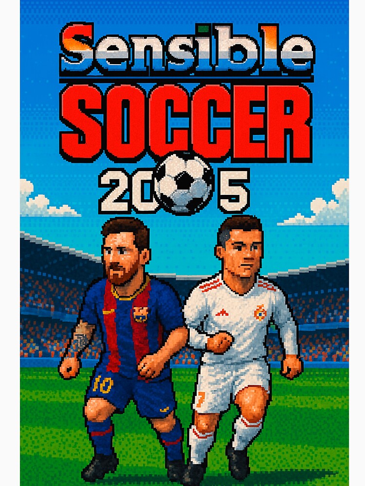 Sensible Soccer 2025 Parody by Retr0Tshirts