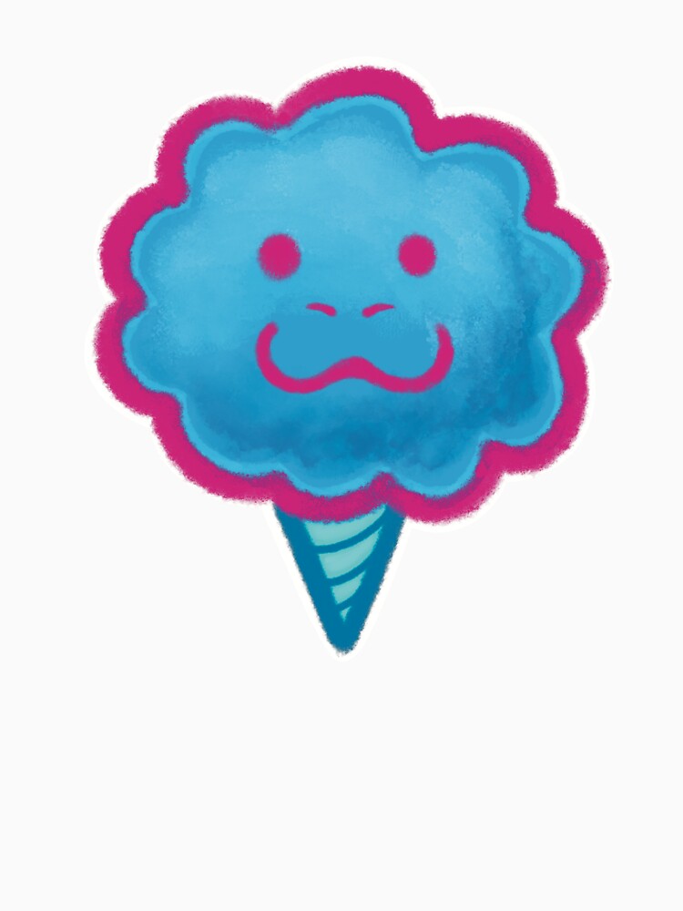 cotton candy seal blue pink lineart by petselkie