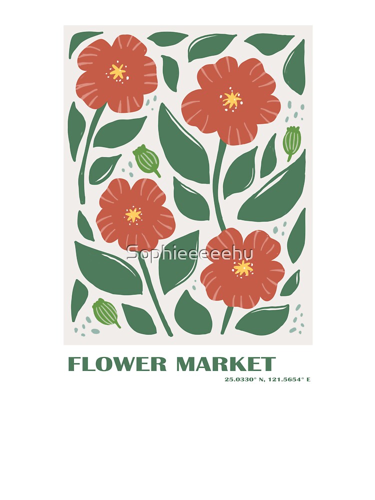 Flower market print - tropical vibe by Sophieeeeehu