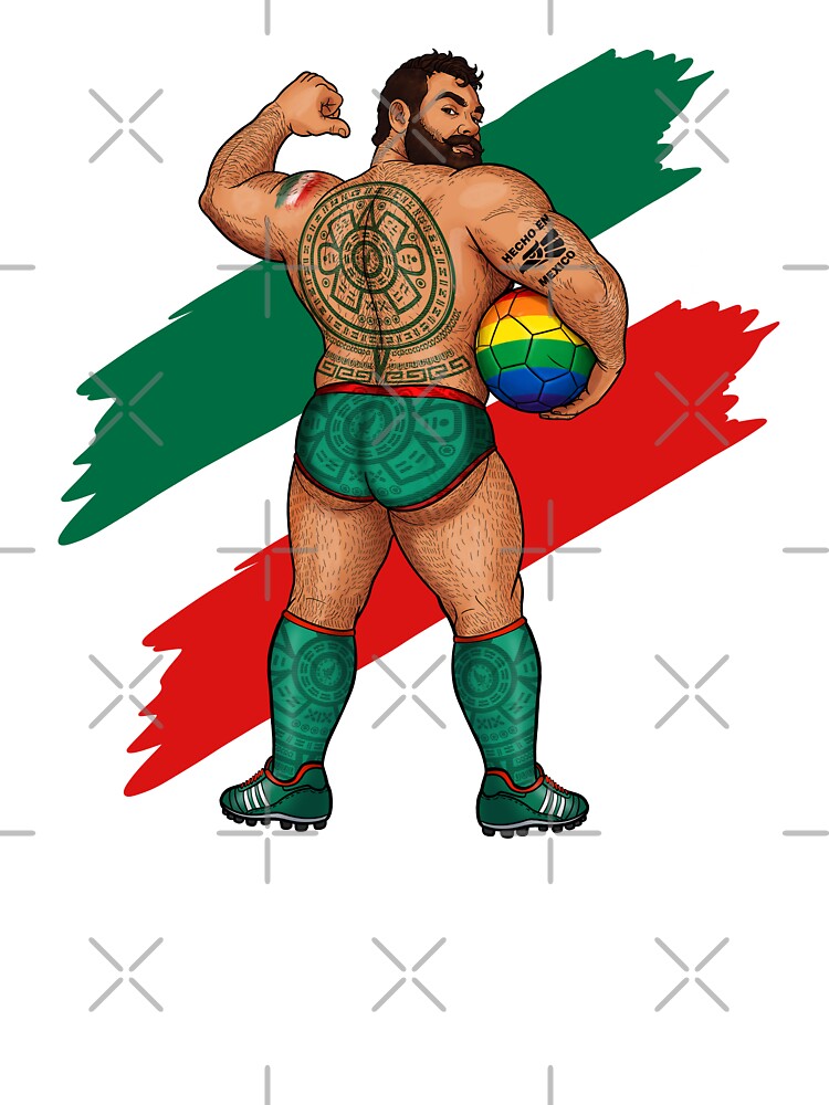 Bear Soccer Flag by AlexSketchArt