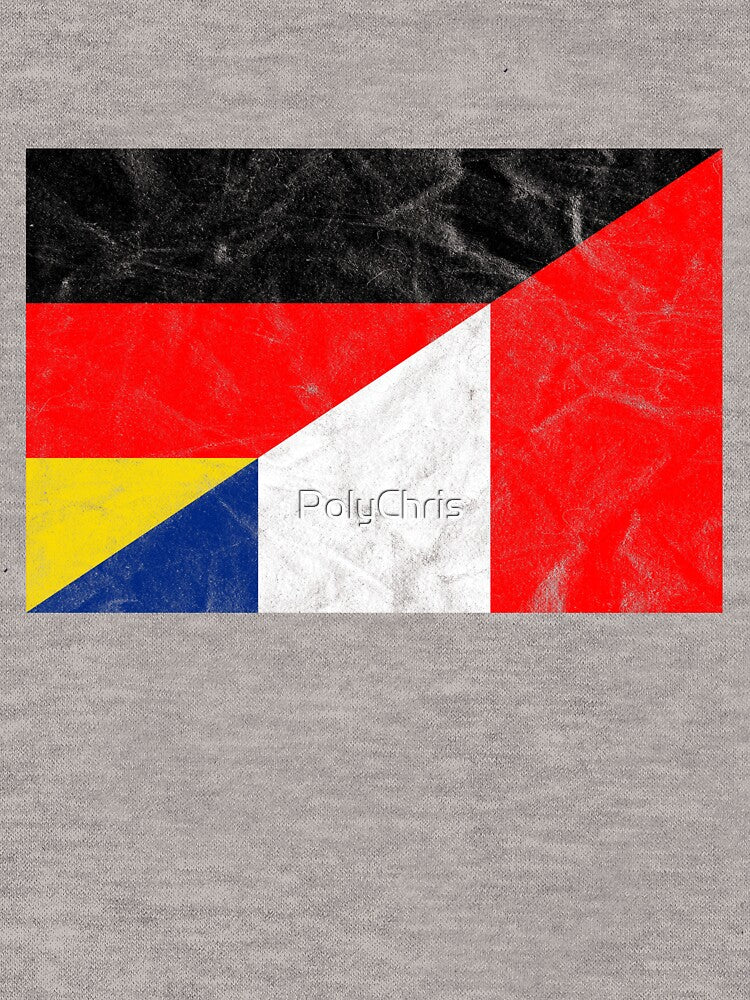 Distressed Germany France Flag by Carl's Clothing