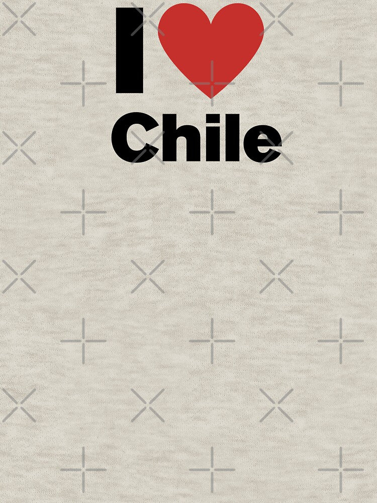 I love Chile - Chile Typography Bold Lettering Design by CapriCreatives