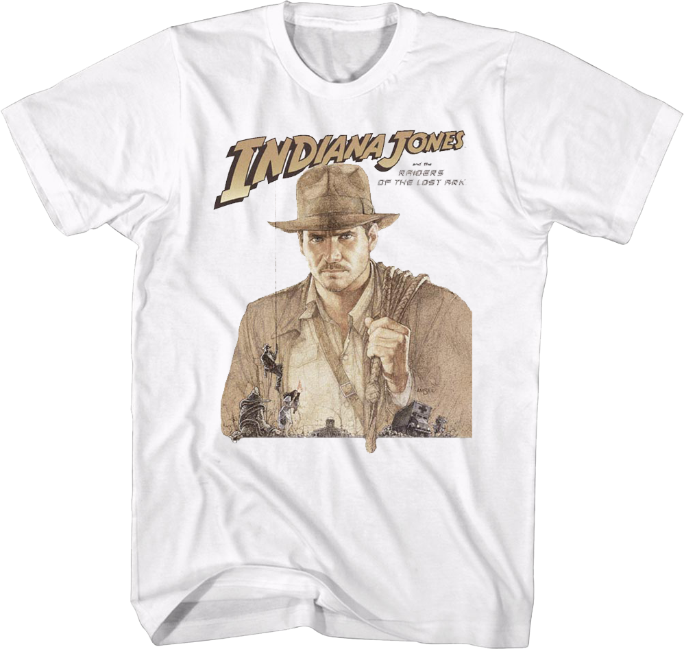 Raiders of the Lost Ark Indiana Jones T-Shirt Hoodie, Sweatshirt | CiraTrend.com (Image 1)
