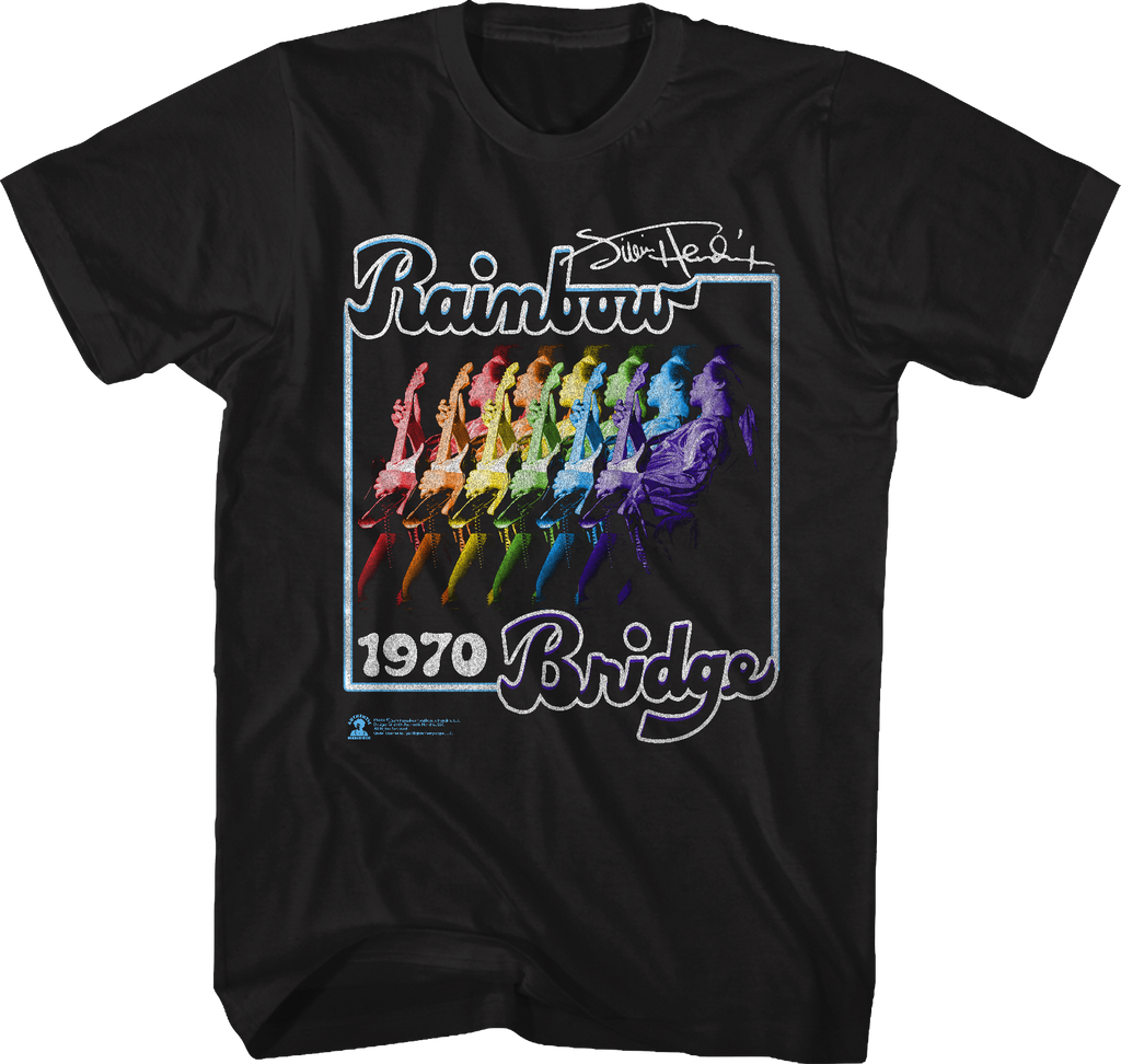 Rainbow Bridge Jimi Hendrix T-Shirt Hoodie, Sweatshirt | CiraTrend.com (Image 1)