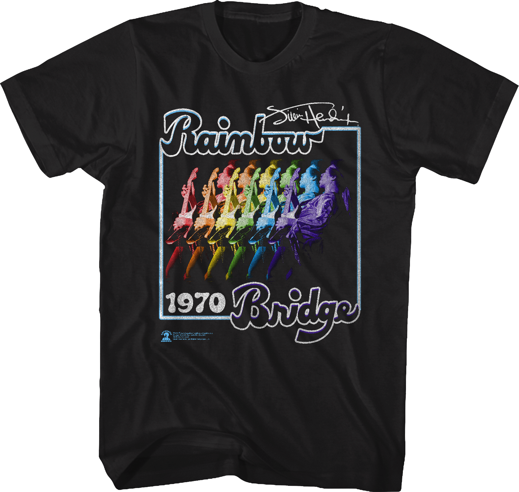 Rainbow Bridge Jimi Hendrix T-Shirt Hoodie, Sweatshirt | CiraTrend.com (Image 1)