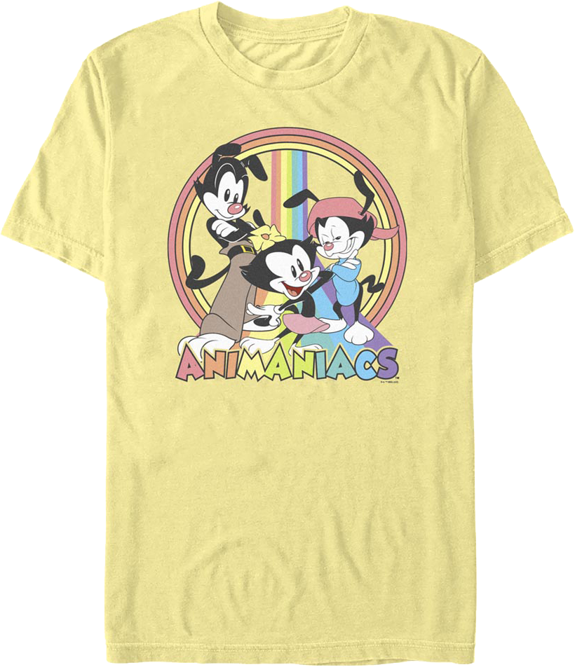 Rainbow Circle Animaniacs T-Shirt Hoodie, Sweatshirt | CiraTrend.com (Image 1)
