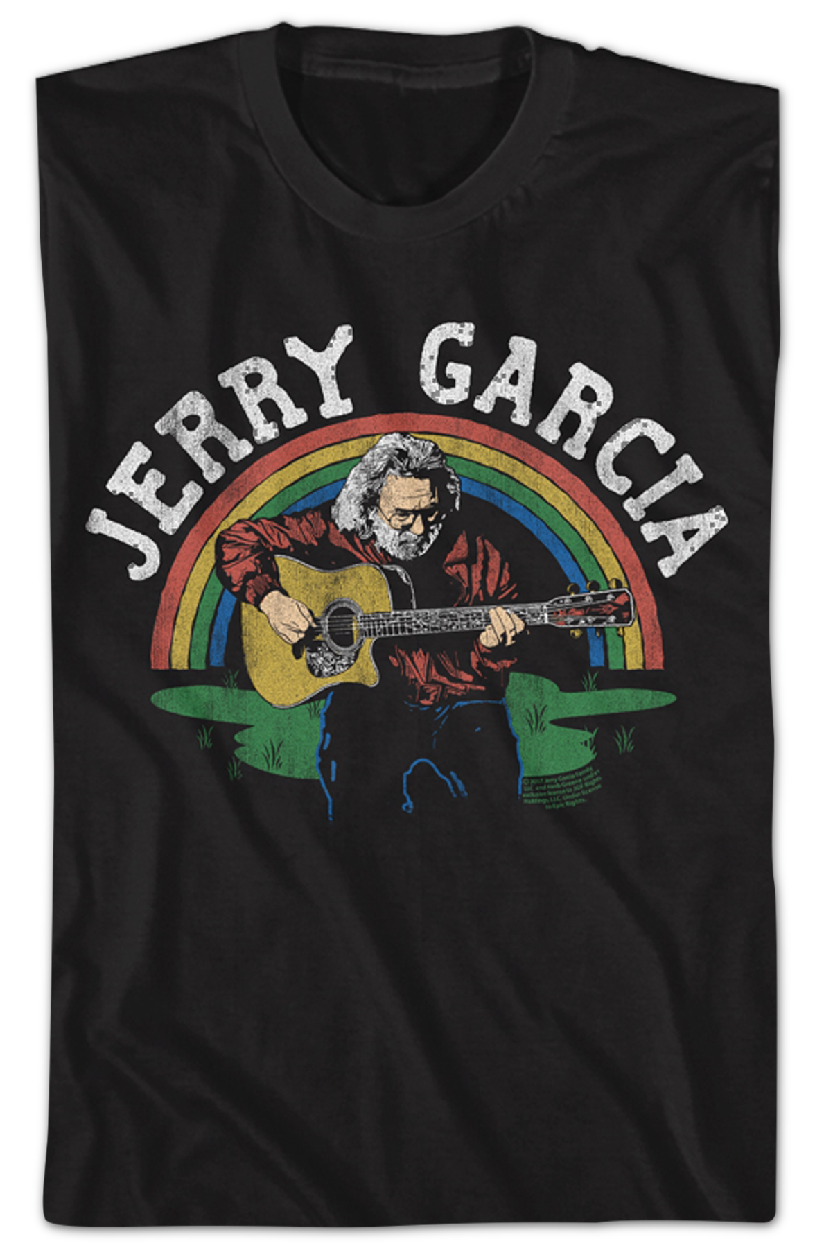 Rainbow Jerry Garcia T-Shirt Hoodie, Sweatshirt | CiraTrend.com (Image 2)