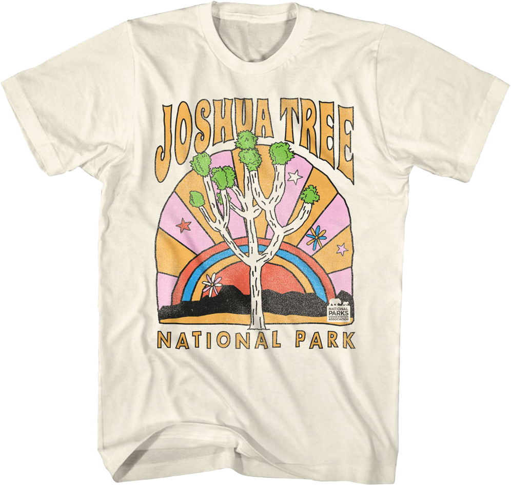 Rainbow Joshua Tree National Park T-Shirt Hoodie, Sweatshirt | CiraTrend.com (Image 1)