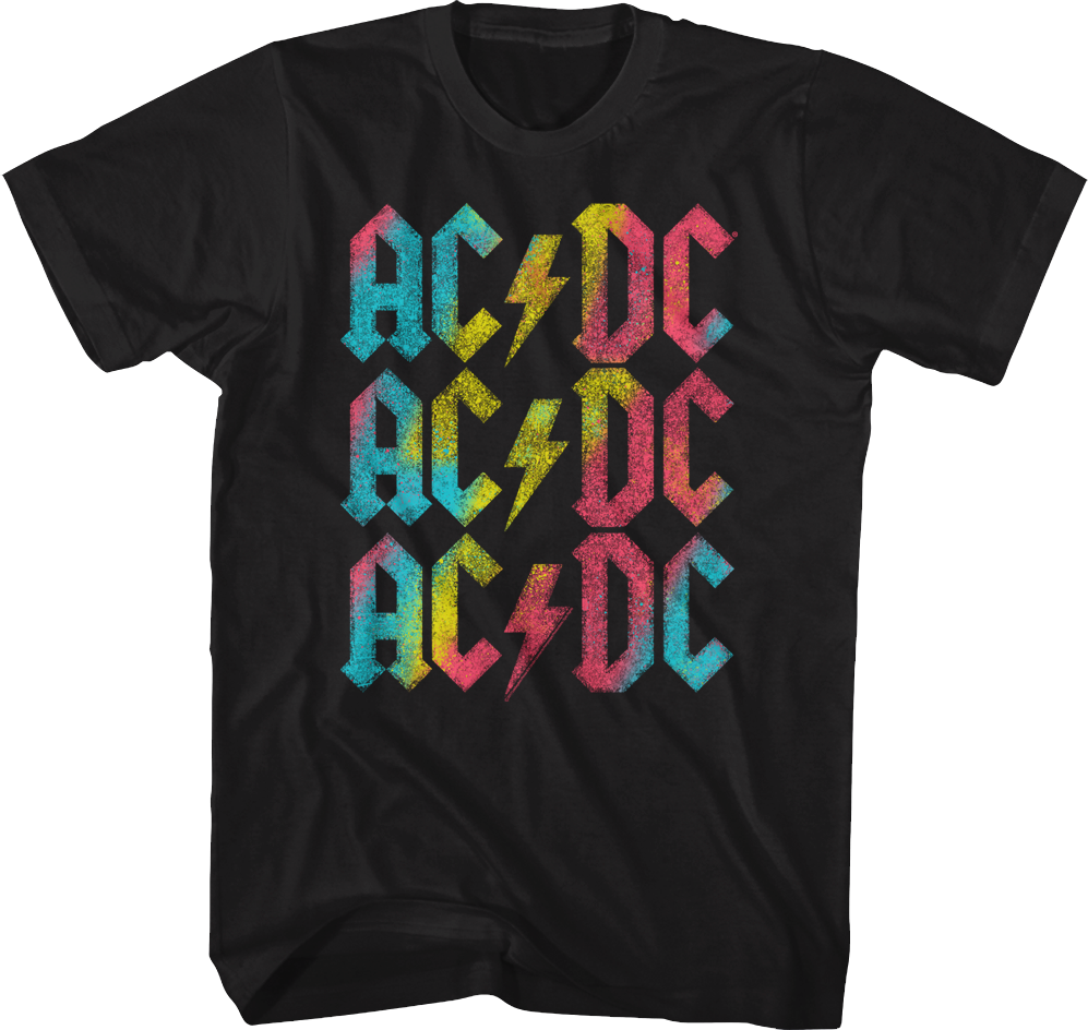 Rainbow Logo ACDC T-Shirt Hoodie, Sweatshirt | CiraTrend.com (Image 1)