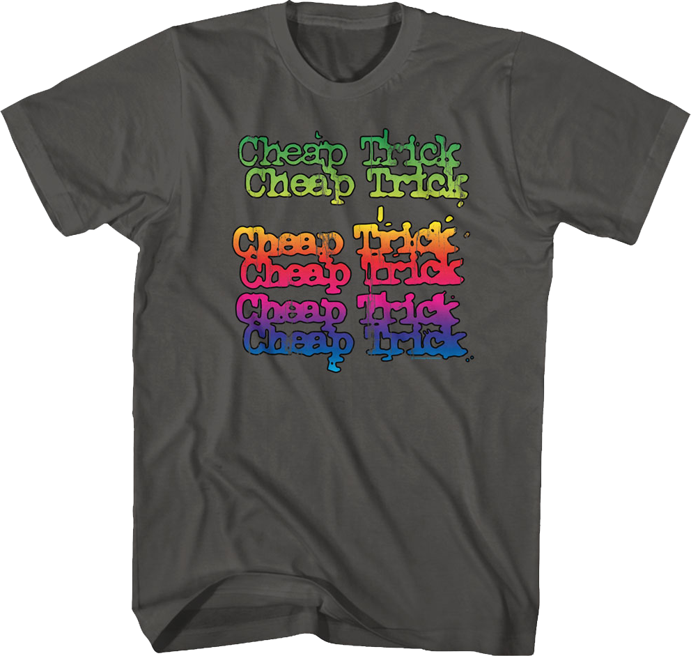Rainbow Logo Cheap Trick T-Shirt Hoodie, Sweatshirt | CiraTrend.com (Image 1)