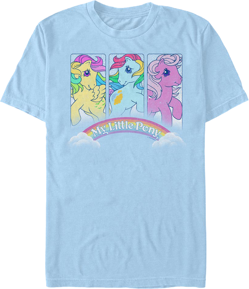 Rainbow Panels Little Pony T-Shirt Hoodie, Sweatshirt | CiraTrend.com (Image 1)
