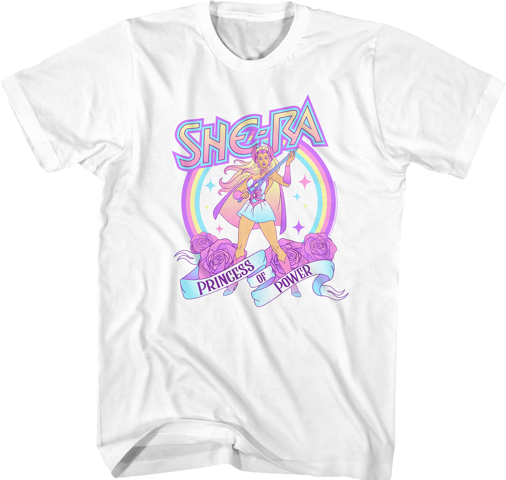 Rainbow She-Ra Masters of the Universe T-Shirt Hoodie, Sweatshirt | CiraTrend.com (Image 1)