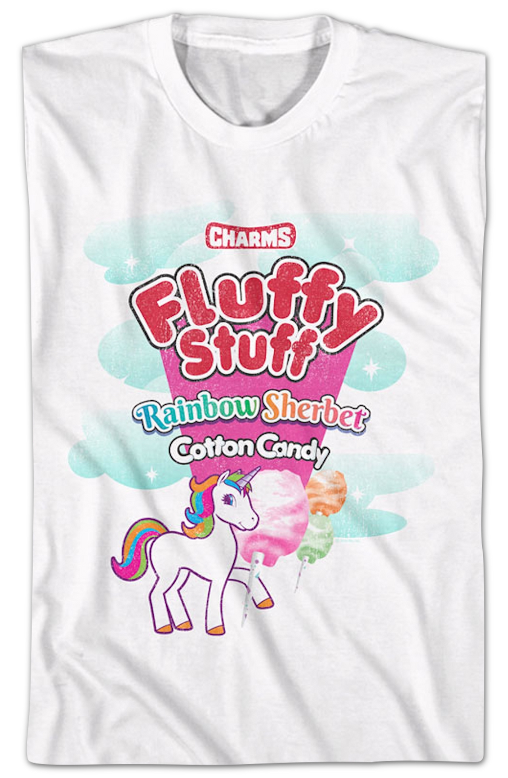 Rainbow Sherbet Cotton Candy Fluffy Stuff T-Shirt Hoodie, Sweatshirt | CiraTrend.com (Image 2)