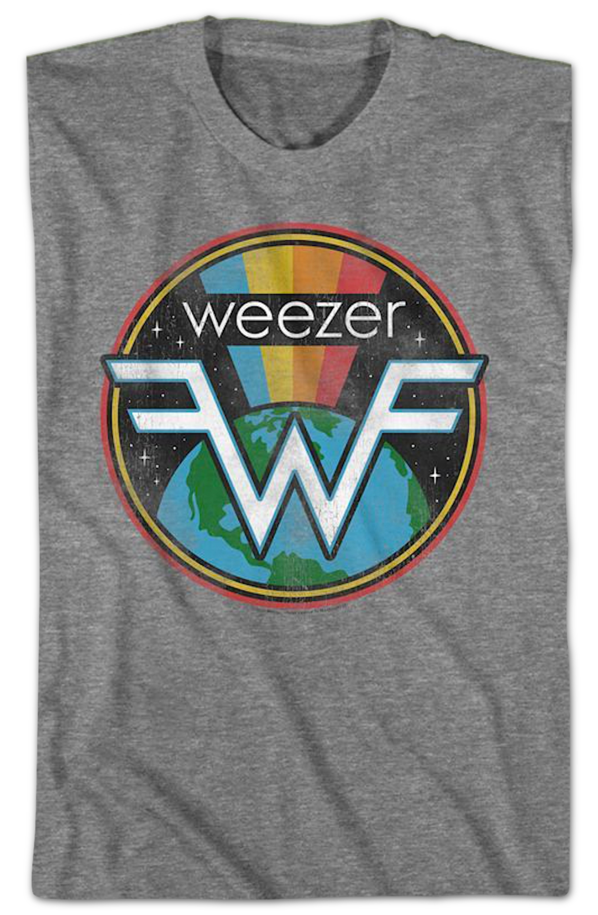 Rainbow Space Logo Weezer T-Shirt Hoodie, Sweatshirt | CiraTrend.com (Image 2)