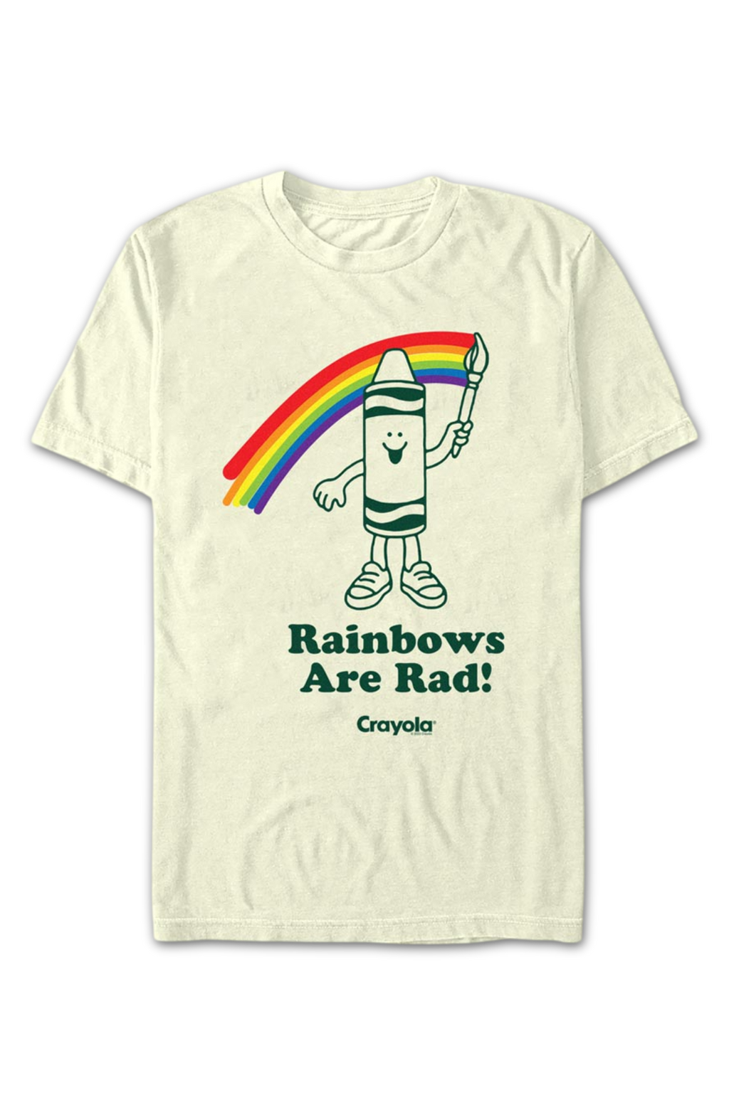 Rainbows Are Rad Crayola T-Shirt Hoodie, Sweatshirt | CiraTrend.com (Image 2)