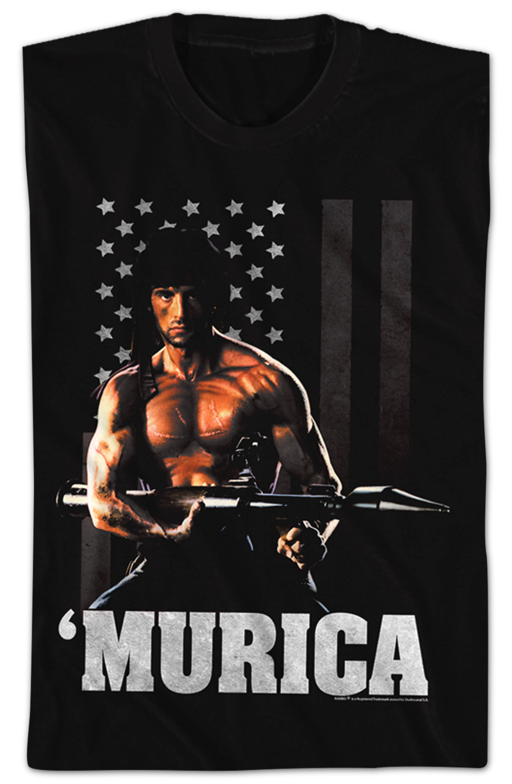 Rambo Murica T-Shirt Hoodie, Sweatshirt | CiraTrend.com (Image 2)