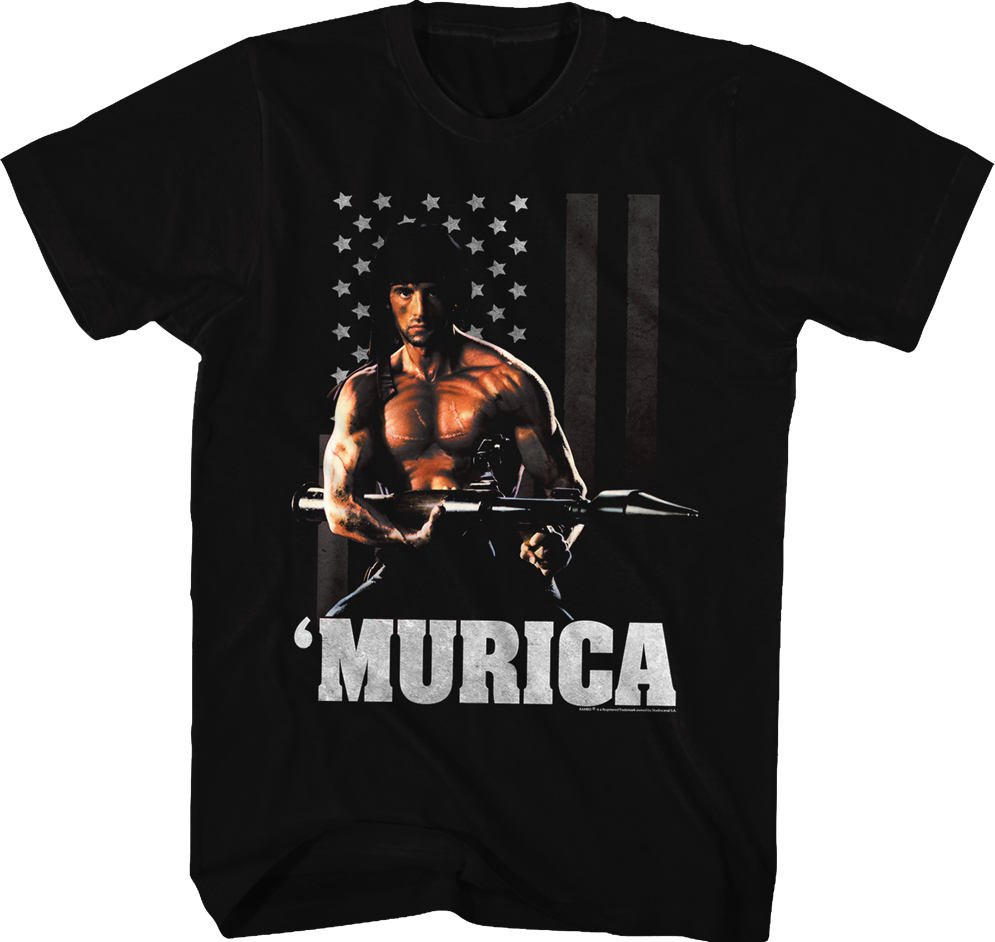 Rambo Murica T-Shirt Hoodie, Sweatshirt | CiraTrend.com (Image 1)
