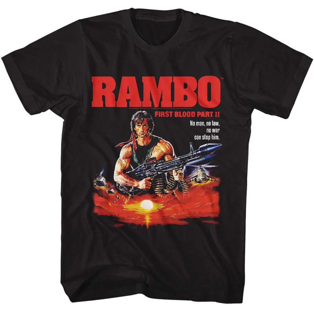 Rambo - No Man No Law Boyfriend Tee Hoodie, Sweatshirt | CiraTrend.com