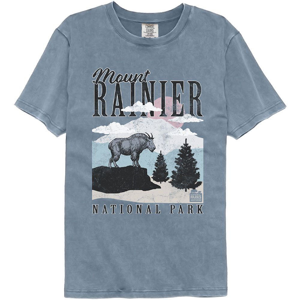 Ranier Minimalist Landscape Comfort Colors T-Shirt Hoodie, Sweatshirt | CiraTrend.com