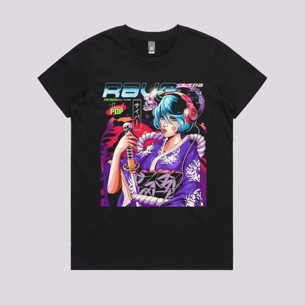 Rave Geisha T-Shirt Hoodie, Sweatshirt | CiraTrend.com (Image 3)