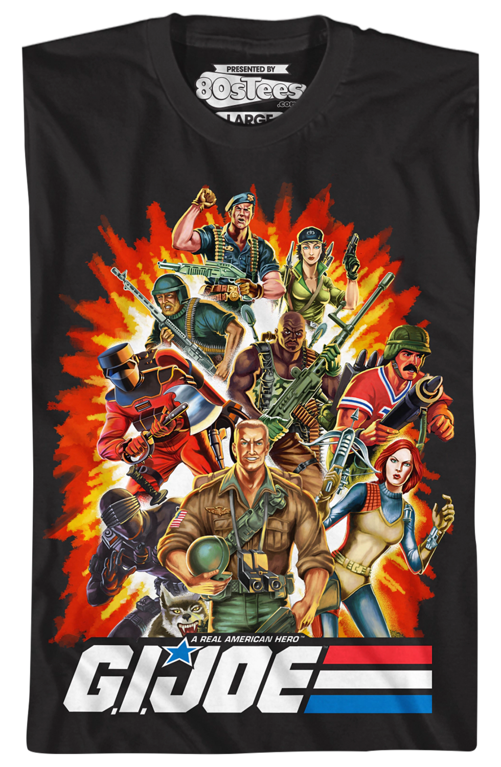 Real American Heroes Group GI Joe T-Shirt Hoodie, Sweatshirt | CiraTrend.com (Image 2)