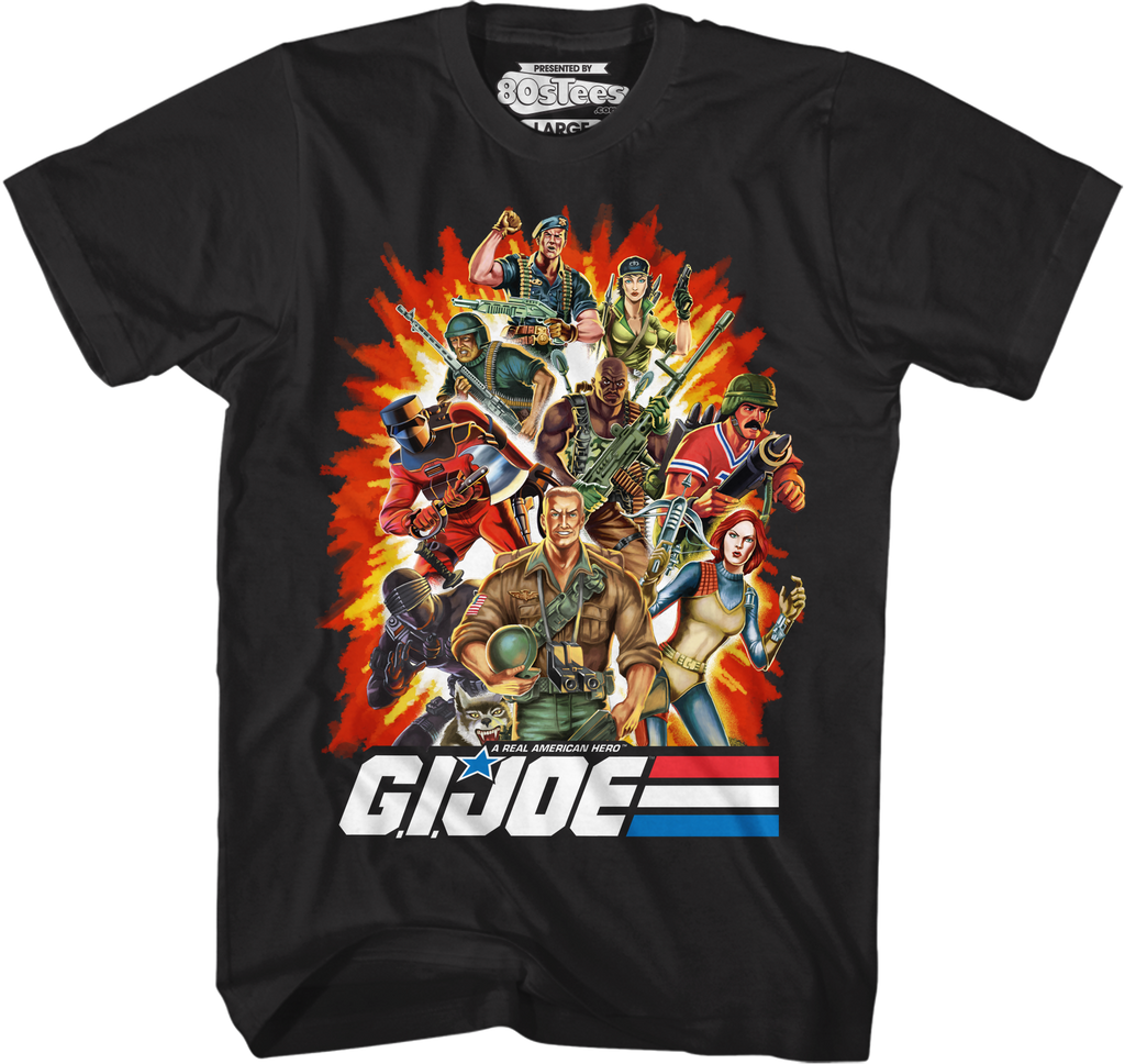 Real American Heroes Group GI Joe T-Shirt Hoodie, Sweatshirt | CiraTrend.com (Image 1)