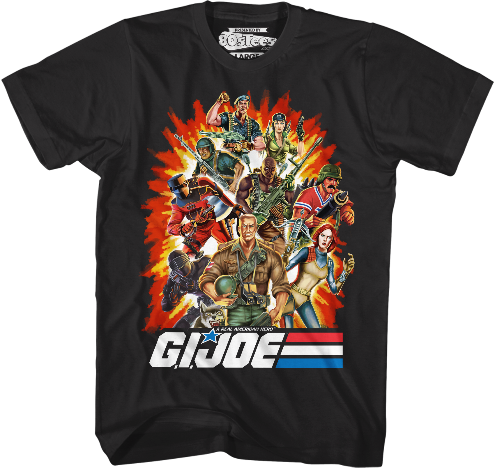 Real American Heroes Group GI Joe T-Shirt Hoodie, Sweatshirt | CiraTrend.com (Image 1)