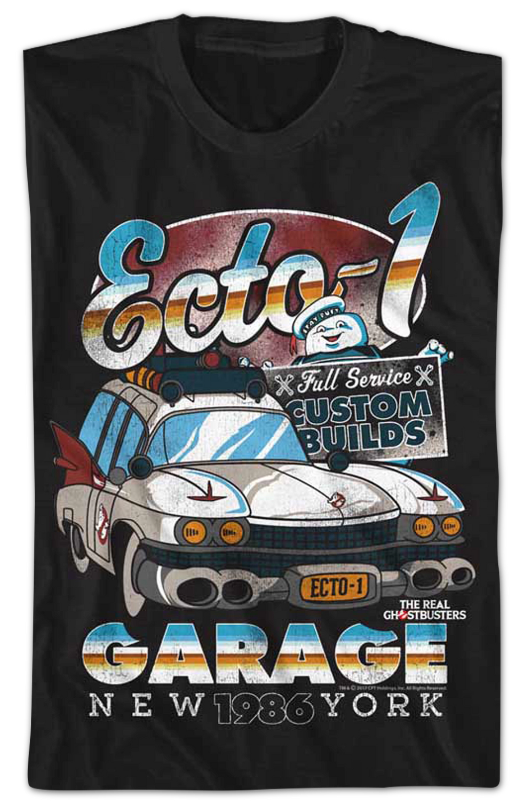 Real Ghostbusters Ecto-1 T-Shirt Hoodie, Sweatshirt | CiraTrend.com (Image 2)