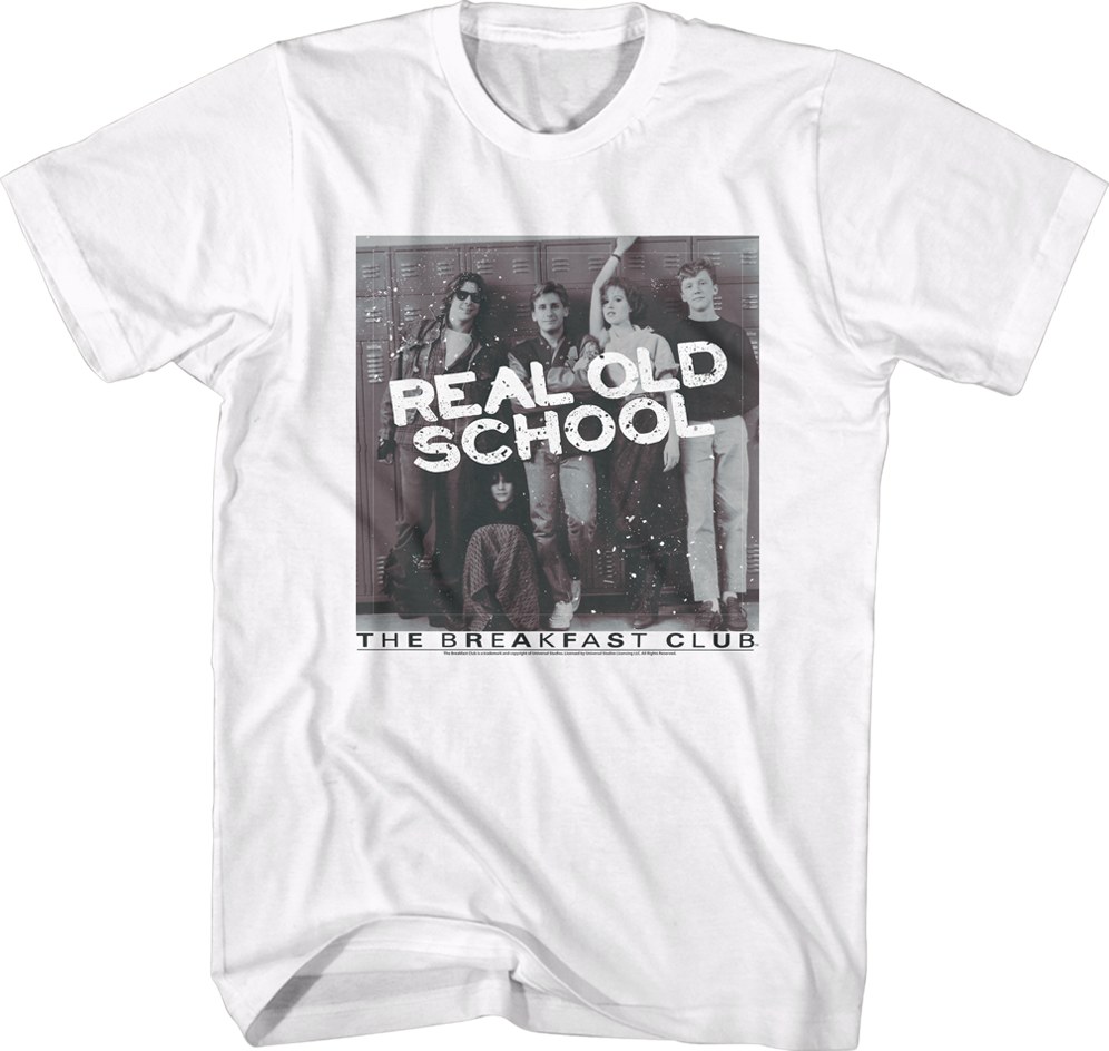 Real Old School Breakfast Club Shirt Hoodie, Sweatshirt | CiraTrend.com (Image 1)