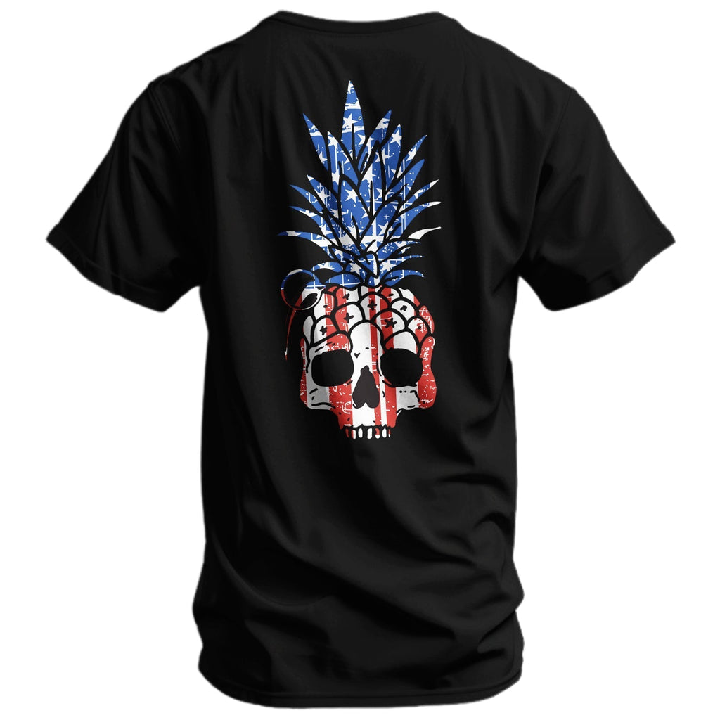 American Flag USA Pineapple Grenade Men's T-Shirt Hoodie, Sweatshirt | CiraTrend.com (Image 1)