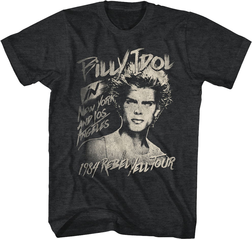 Rebel Yell Tour Billy Idol T-Shirt Hoodie, Sweatshirt | CiraTrend.com (Image 1)
