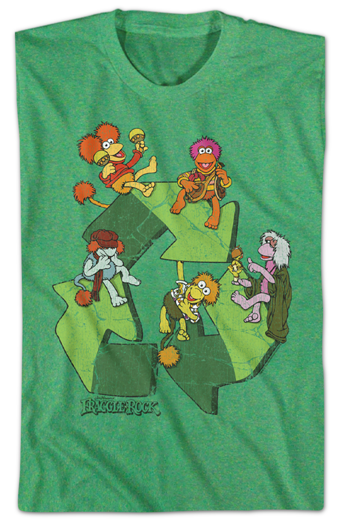 Recycle Fraggle Rock T-Shirt Hoodie, Sweatshirt | CiraTrend.com (Image 2)