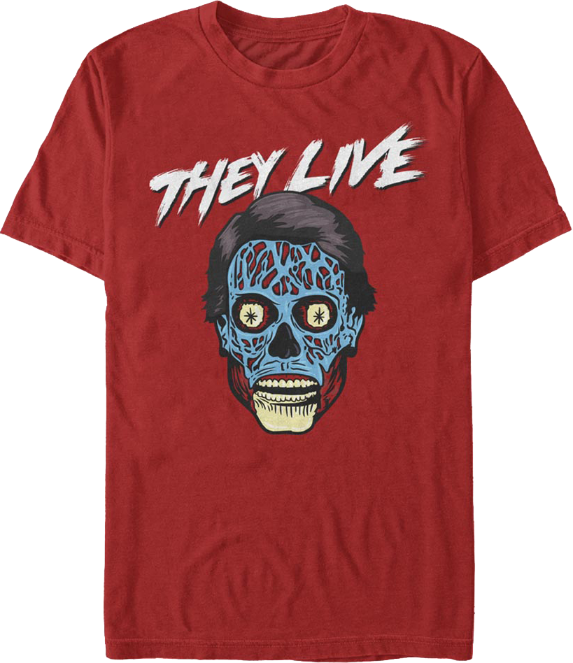 Red Alien They Live T-Shirt Hoodie, Sweatshirt | CiraTrend.com (Image 1)